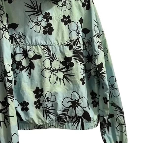 Justice Blue and Black Hooded Raincoat with Elastic Waist - Picture 8 of 10